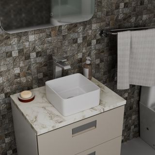 Раковина накладная DQ Berlin DT1431116 24см белый